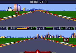 Скриншот игры Mario Andretti Racing
